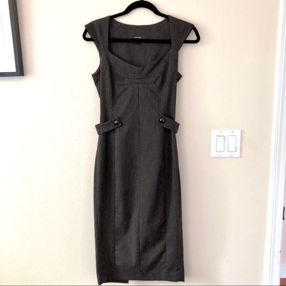 Vintage style shift midi dress (Zara)